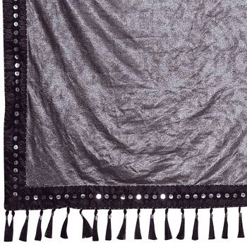 Grey Plain Lycra Designer Saree With Blouse 5