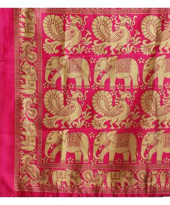 Combo Of 2 Poly Silk Multicolor Printed Women's Saree 4