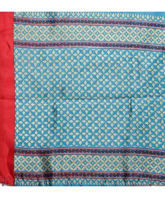 Combo Of 2 Poly Silk Multicolor Printed Women's Saree 7