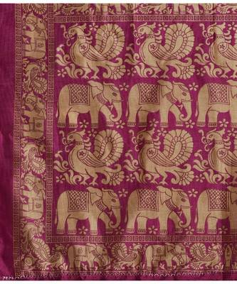 Combo Of 2 Poly Silk Multicolor Printed Women's Saree 4