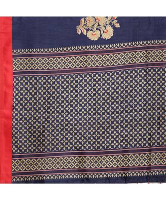 Combo Of 2 Poly Silk Multicolor Printed Women's Saree 4
