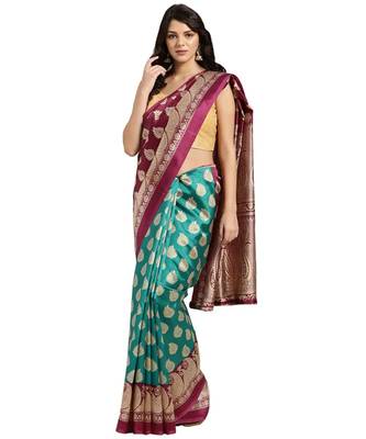 Combo Of 5 Poly Silk Multicolor Printed Women's Saree 6