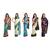 Combo Of 5 Poly Silk Multicolor Printed Women's Saree