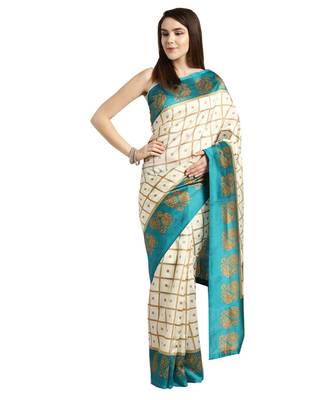Combo Of 5 Poly Silk Multicolor Printed Women's Saree 3