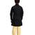 Black plain cotton silk boys-kurta-pyjama