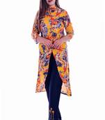 multicolor embroidered Rayon Kurti with pant set
