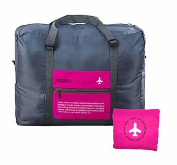 Shree Shyam Products Pink Reusable Folding Shopping Bag Ecofriendly Nylon Set Of 2 Pcs Big Size 5