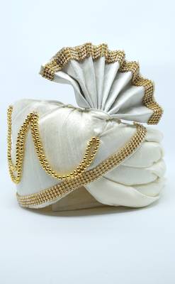 Mens Turbans In White 1