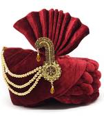 WEDDING WEAR MAROON SAFA