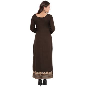 Green printed rayon kurtas-and-kurtis 2