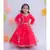 Coral Bootie Net Anarkali