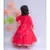 Coral Bootie Net Anarkali