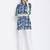 Women Navy Blue Color Floral Printed Cotton Kurti