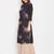 Women Black Color Floral Printed Cotton Kurti