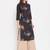 Women Black Color Floral Printed Cotton Kurti