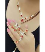 Red Stone Necklace Sets
