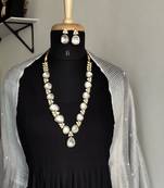 Silver Tone Uncut Victorian Necklace Set