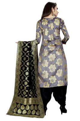 woven brocade unstitched sawlar with dupatta 4