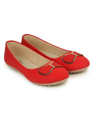 Beautiful Red color synthetic material Bellies for women 1