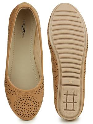 Beautiful Beige color synthetic material Bellies for womens 4