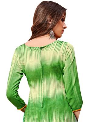 Parrot-Green Printed Cotton Salwar 2