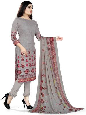 Grey Printed Cotton Salwar 3