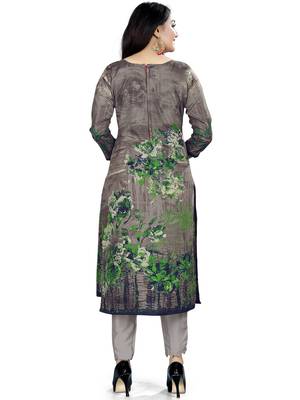 Grey Printed Cotton Salwar 2