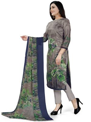 Grey Printed Cotton Salwar 3