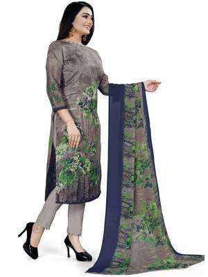 Grey Printed Cotton Salwar 4