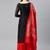 Black Weaved Banarasi Silk Salwar