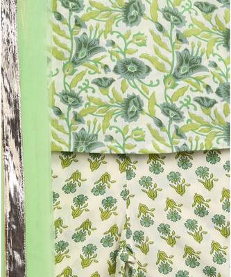 green block printed kurta with sharara 7