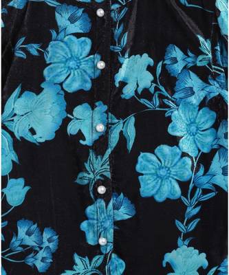 black velvet long kurti with contrast lehnga 7