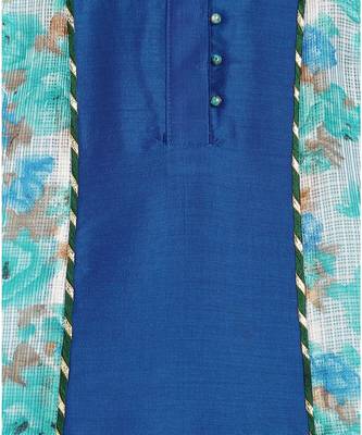 blue long dress indo western 3