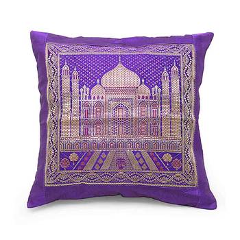 Designer Brocade Tajmahal 5 Pc. Cushion Covers Set 2