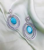 Silver earrings