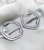 Silver earrings