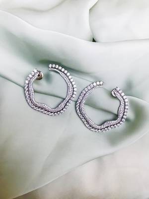 Silver earrings 2