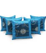 Designer Booti Turquoise 5 Pc. Cushion Covers Set