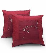 Fancy Embroidered Booti 2 Pc. Cushion Covers Set