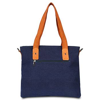 Unisex Canvas & faux Leather Sholder Hand bags Cum messenger bag 3