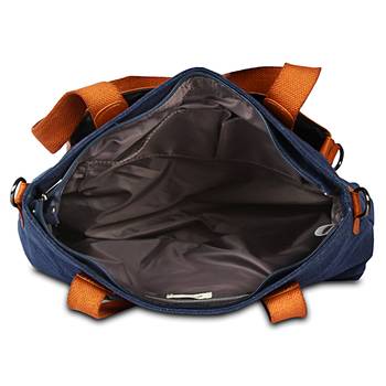 Unisex Canvas & faux Leather Sholder Hand bags Cum messenger bag 4