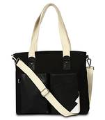 Unisex Canvas & faux Leather Sholder Hand bags Cum messenger bag