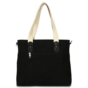 Unisex Canvas & faux Leather Sholder Hand bags Cum messenger bag 3