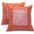 Ethnic Zari Embroidery 2 Pc. Cushion Covers Set