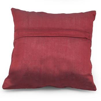 Dual Elephant Design 2 Pc Maroon Cushion Cover Set 3