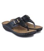 Beautiful Black color synthetic material flats for women