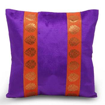 Brocade Striped Assorted 5 Pc. Cushion Covers Set 5