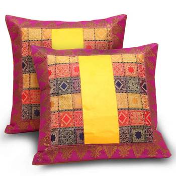 Jodhpuri Designer 2 Pc. Ethnic Cushion Covers Set 1