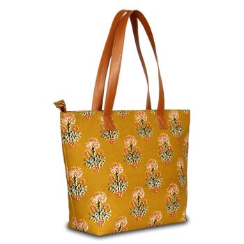 Women Canvas Printed Hand bag 1