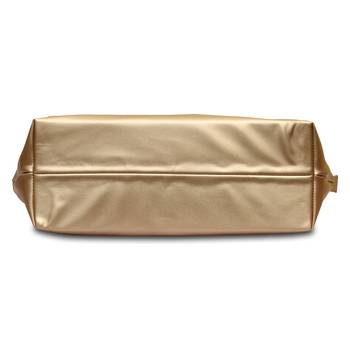 Women Leather Office Tote Bag in GoldenColor 3